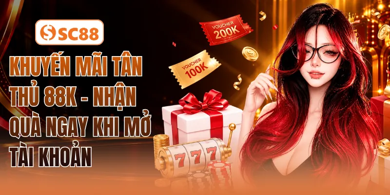 Khuyến Mãi Tân Thủ 88K - Nhận Quà Ngay Khi Mở Tài Khoản